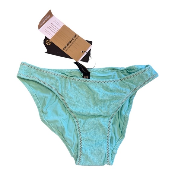 Vix Firenze Basic Full Bikini Bottom in Aqua with Contrast Trim NWT - Picture 6 of 6